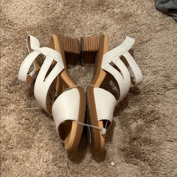NWT DANSKO White Sandals 39 8.5 womens buckle straps Tansy block heel leather - Picture 4 of 14